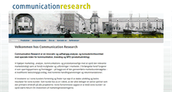 Desktop Screenshot of comm-research.dk
